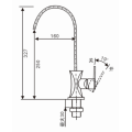 Faucet de calidad Latón de latón fregadero mezclador grifo giratorio